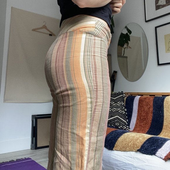 VINTAGE MANGO Stiped flares - Picture 1 of 3